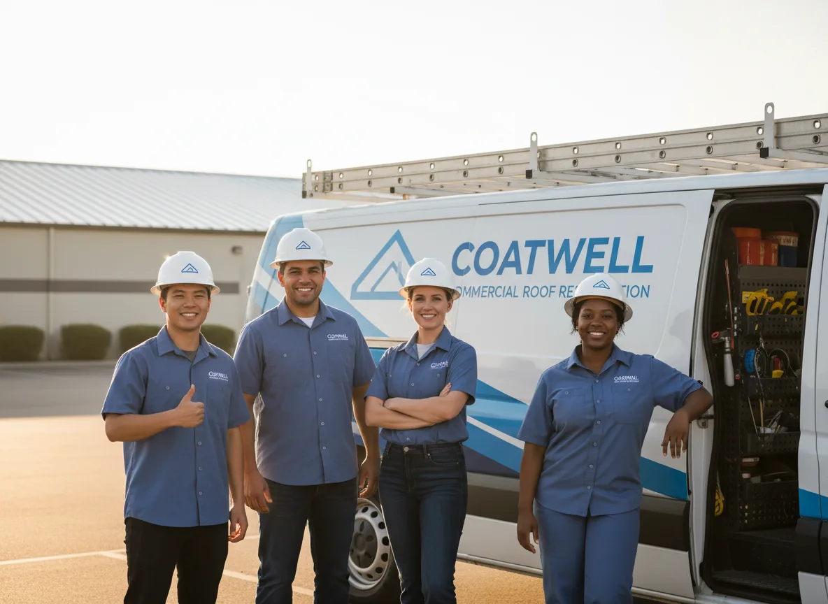 Commercial roof coating company in Bangor, WI